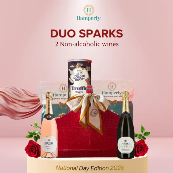 Duo Sparks Non Alcoholic Wine Hamper National Day Edition